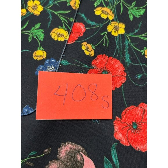 Kelly By Clinton Kelly Womens Black Floral Print Blazer With Pockets SZ Medium - Picture 10 of 10